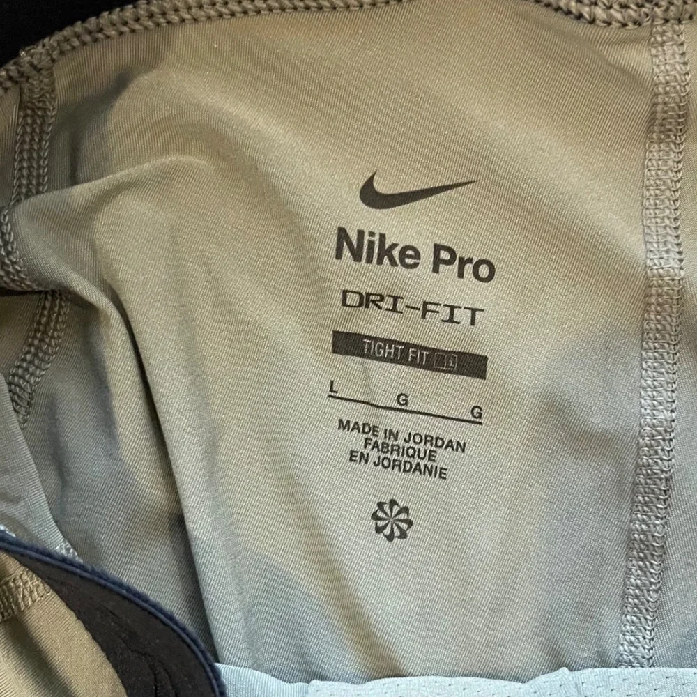 Nike Pro Dri-FIT Mens Training Compression Shorts Olive Green FB7958-320 Large - Picture 4 of 6